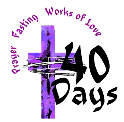 Lent 2018 – Time to Pray, Fast, Give