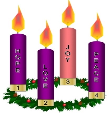 Four Candles on the Advent Wreath
